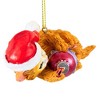Roman 2.75 In Cat Wearing Santa Hat Kitten Feline Tree Ornaments - 3 of 3