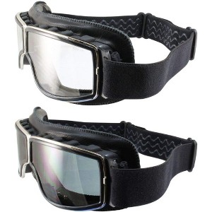 2 Pairs of Birdz Eyewear Condor Safety Goggles with Clear, Smoke Lenses - 1 of 4