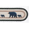 Earth Rugs Farmhouse Oval Stair Tread – Mama & Baby Bear Woodland Design 27"x8.25" - 3 of 3