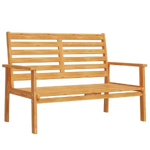 vidaXL Garden Sofa Bench Natural Wood Solid Acacia Wood Medium Durable - 1 of 1