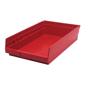Quantum Storage Systems Economy Shelf Bin, 17-7/8"W X 11-1/8"D X 4"H - 1 of 2