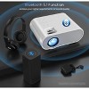 ELEPHAS Projector, Native 1080P Full HD Bluetooth Projector with Speaker, Outdoor Portable Movie Mini Projector Compatible - 3 of 4