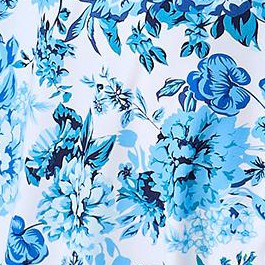blue floral