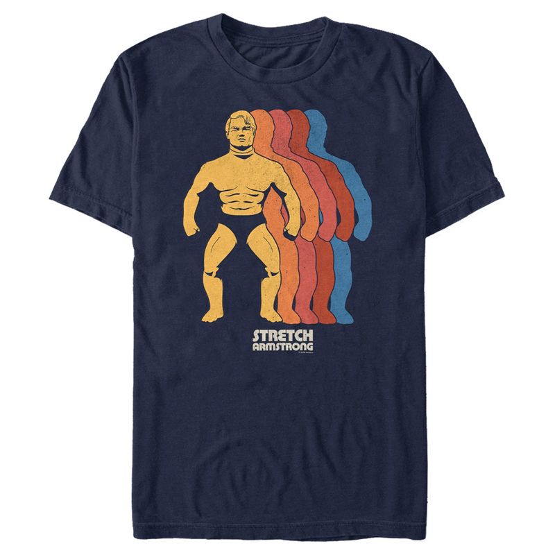 Men's Stretch Armstrong Colored Figures T-Shirt, 1 of 6