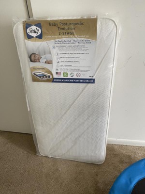 Sealy Baby Posturepedic Evolution 2-stage Crib Mattress And Toddler ...