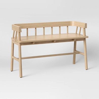 Bayboro Wood Spindle Bench Natural - Threshold™