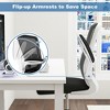 Tangkula Drafting Chair Tall Office Chair Ergonomic Computer Standing Desk Chair w/ Flip-Up Armrests - 2 of 4