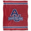 American University Primary Logo Silky Touch Blanket White 50x60 - 2 of 4