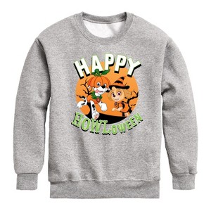 Boys' - Paw Patrol - Happy Howl-oween Graphic Long Sleeve Fleece Sweatshirt - 1 of 4