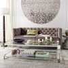 Gianna Acrylic Coffee Table - Silver - Safavieh - 2 of 4