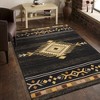 Kumasinova Southwest Design Area Rug – Timeless & Modern Motifs for Living Room, Kid & Pet-Friendly, Made in Turkey, Stain-Resistant Door Mat - 3 of 4