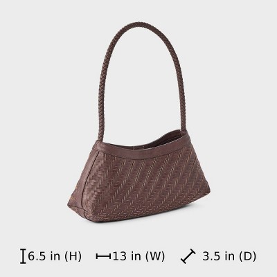 Сумки A New Day Woven Shoulder Bag - A New Day™ Brown — фото 6