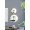 NicBex Decorative Convex Wall Mirror with Gold Rim,Round Mirror with Iron Frame,Decorative Mirror for Living Room,Vanity,Bedroom,Gold - 4 of 4