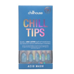 Chillhouse Chill Tips Press-On Fake Nails - Acid Wash - 24ct - 1 of 4