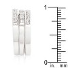 Slickblue Women’s Sparkling 3.1 Ct. Cubic Zirconia Eternity Ring Set – Rhodium-Plated, Sizes 5-10 - 4 of 4