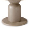 Maven Lane Mila Contemporary Round Wooden Dining Table in Refined White Finish - 3 of 4