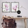 Stupell Industries Pink Magnolia Flower Blossoms Black Framed Floater Canvas Wall Art - 3 of 4