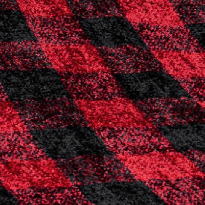 plaid red/black