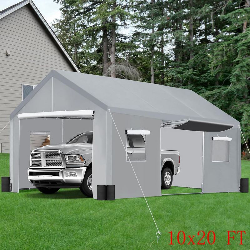 Carport Car Canopy Portable Garage Boat Shelter Outdoor Party Tent, 1 of 7