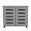 Galano 27.3 in. H x 30.7 in. W Wood Shoe Storage Cabinet (Effortless Assembly & Stylish Storage Solution) - 2 of 4