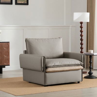 NicBex Oversized Armchair Accent Chair, Modern Single Sofa Lounge Chair for Living Room, Bedroom