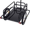 Resenkos Red Steel-Frame Bicycle Cargo Trailer, Luggage Cart for Shopping Use - 2 of 4
