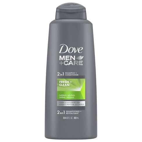 Dove Men+Care Fortifying 2-in-1 Shampoo and Conditioner for Normal to Oily Hair Fresh and Clean with Caffeine - image 1 of 4