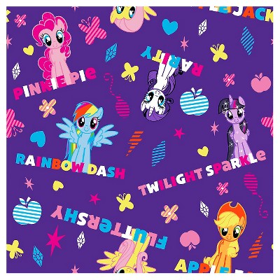 My Little Pony Ponies and Names Fabric