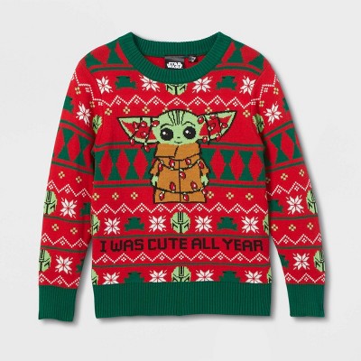Toddler Boys' Star Wars Fair Isle Pullover Sweater