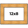 PosterPalooza | Photo Size Embellished Gold Picture Frame - UV Acrylic, Foam Board Backing, Hanging Hardware - 2 of 4
