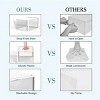 Racxily Clear Plastic Shoe Storage Boxes, Foldable 18 Pack Stackable Shoe Organizer for Closet, Drop Front Door Sturdy Sneaker Containers - 4 of 4
