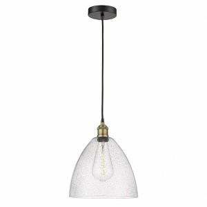 Edison Dome - 1 Light Cord Hung Mini Pendant In Industrial Style-13.75 Inches Tall and 12 Inches Wide - 1 of 1
