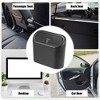 Unique Bargains Pressing Type Trash Can Hanging Storage Box Portable Interior Accessories 6.1"x5.31"x2.76" - 3 of 4