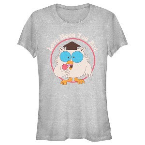 Juniors Womens Tootsie Pop Mr. Owl Love Hooo You Are T-Shirt - 1 of 4