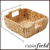 Casafield Water Hyacinth Seagrass Oval Storage Basket Sets with Wooden Handles, Woven Nesting Bin Organizers - 4 of 4
