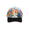 Godzilla Cityscape Monsters Cartoon All Over Print Snapback Hat for Men - 2 of 4