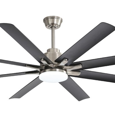 Sofucor 52'' Smart Ceiling Fan with Lights and Remote & APP Control Work with Alexa/Google Indoor Outdoor Ceiling Fan for Living Room Farmhouse Patio