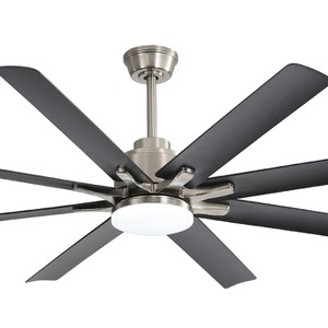 Sofucor 52'' Smart Ceiling Fan with Lights and Remote & APP Control Work with Alexa/Google Indoor Outdoor Ceiling Fan for Living Room Farmhouse Patio - 1 of 4