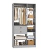 Besiost 40'' Freestanding Closet System with 10 Shelves, Closet Organizer - 4 of 4