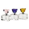 HomeRoots 3" Clear Crystal Decorative Bottle Tabletop Sculpture - 3 of 4