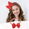 Unique Bargains Bow Headband Fashion Cute Polyester Hairband for Teenager 5.9x4.4 Inch - 2 of 4