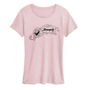 Women's - Monopoly - Racing Horizontal Chest Short Sleeve Graphic T-Shirt - 1 of 3