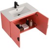 Pellabay Modern Bathroom Vanity with Fluted Circular Doors - Sink Included - 2 of 4