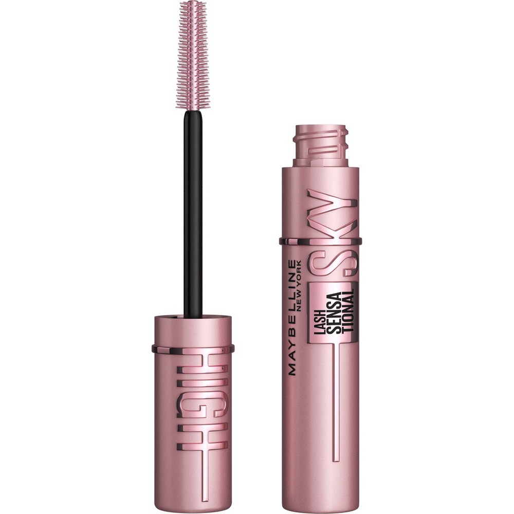 Maybelline Lash Sensational Sky High Washable Mascara Makeup  Very Black  0.24 fl oz