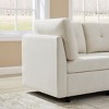 VANOMi Chenille Sectional Sofa with Ottoman - 3 of 4