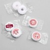 Big Dot of Happiness Pink Elegant Cross - Girl Religious Party Round Candy Sticker Favors - Labels Fits Chocolate Candy (1 sheet of 108) - 3 of 4
