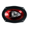 Boss Audio Systems CH6930 Chaos Exxtreme 6x9" 400 Watts 3-Way Full Range Car Audio Red Stereo Speakers with Piezo Tweeter and Poly Injected Cone, Pair - 2 of 4