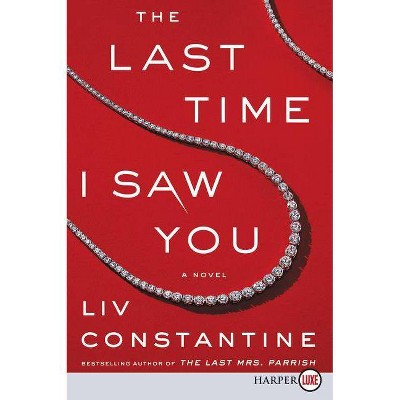 The Last Time I Saw You - Large Print by  LIV Constantine (Paperback)