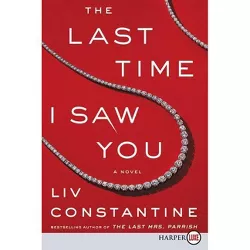 The Last Time I Saw You - Large Print by  LIV Constantine (Paperback)