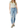 Women's Destroy & Cuff Skinny Jeans - Judy Blue - 3 of 4